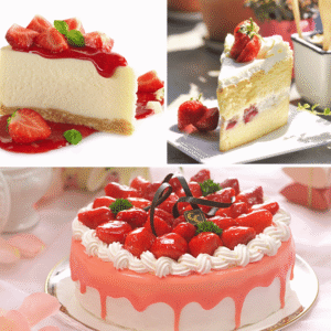 Como fazer um Delicioso Bolo de Morango 🍰 (aqui a receita)