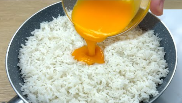 Receita de Arroz e Feijão com Ovos