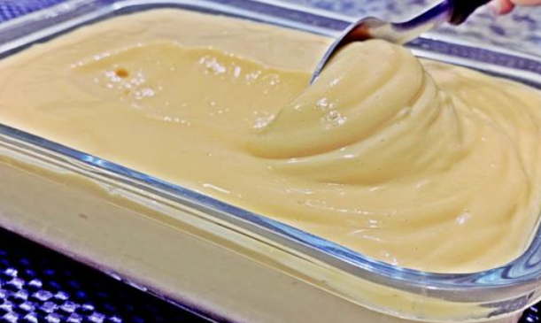 Nuvem doce sobremesa com apenas 2 ingredientes