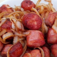 Linguiça na panela de pressão sem água muito fácil