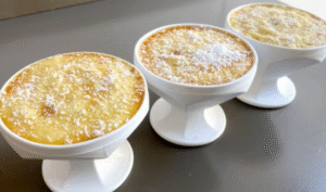 Pirim-doce, é só bater tudo no liquidificador e levar pra gelar, é maravilhoso